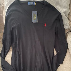 Men’s Polo Ralph Lauren V neck sweater shirt